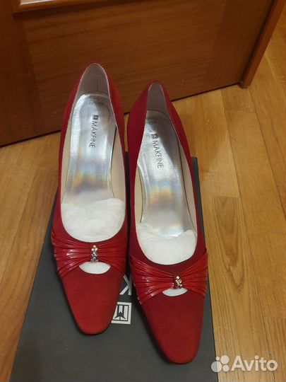 Туфли красные 37 размер