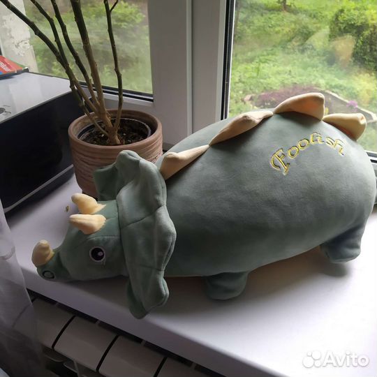 Плюшевый Дино динозавр трицератопс