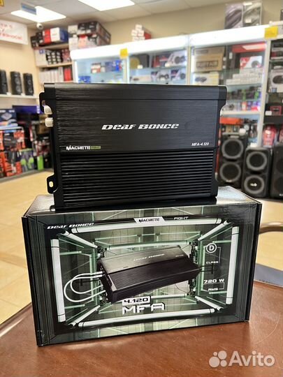 Усилитель Deaf Bonce Machete Mfa-4.120 D(4 канала)