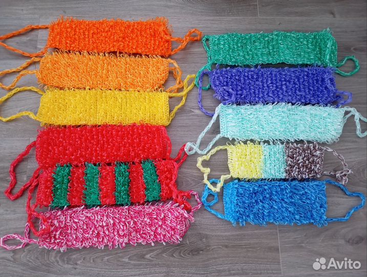 Мочалка ручной работы