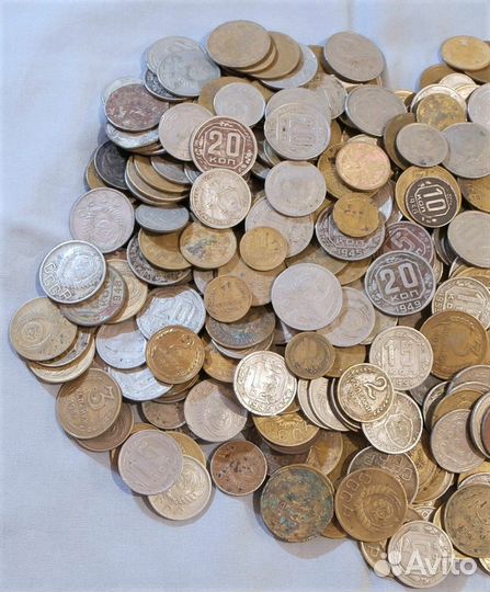 Монеты ранние советы 428 шт