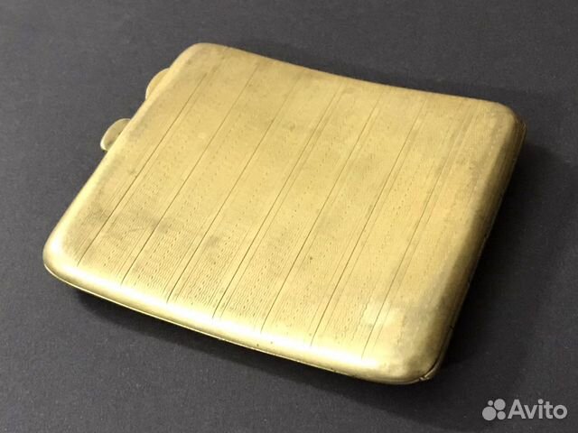 Редкий Портсигар 30х годов Винтаж под золото