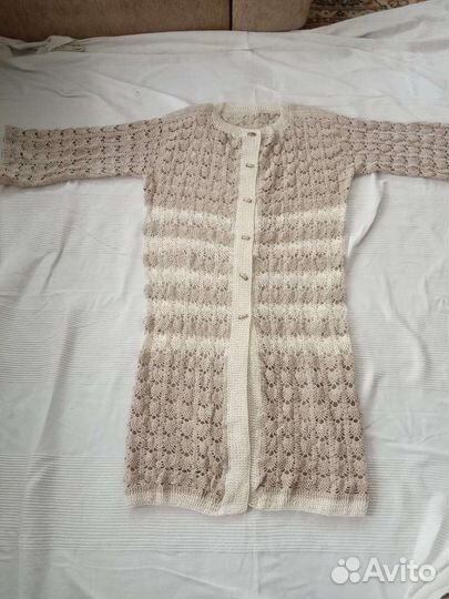 Кардиган женский вязаный летний