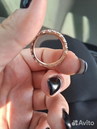 Серебряное кольцо(позолоченое)