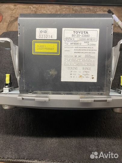 Штатная магнитола Toyota Camry 40