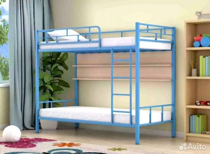 Двухъярусная кровать металлические