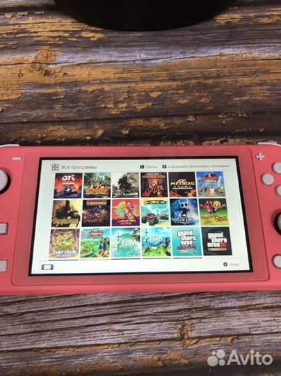 Nintendo switch lite прошитая новая