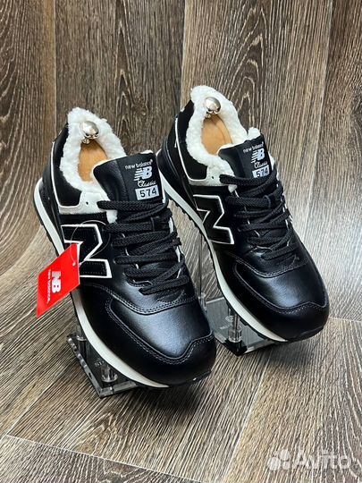 Кроссовки зимние New balance 574 с мехом