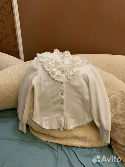 Блузки школьные 122 128