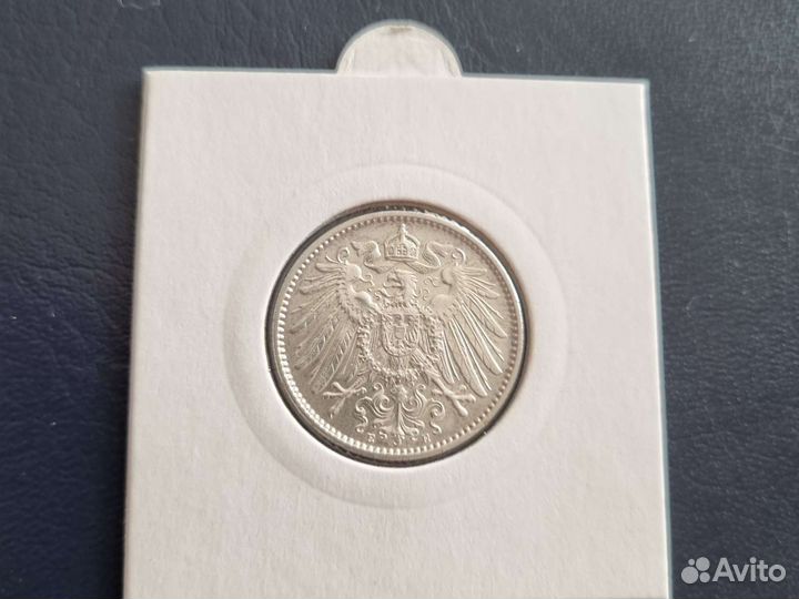 Германия. 1 марка. Серебро. Оригинал