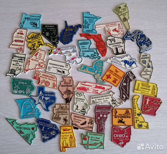 Магниты на холодильник. США