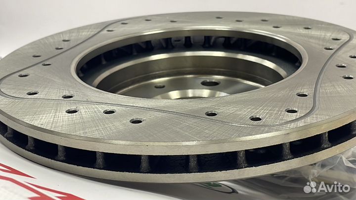 Диск тормозной передний перфорированный Kia Rio 3