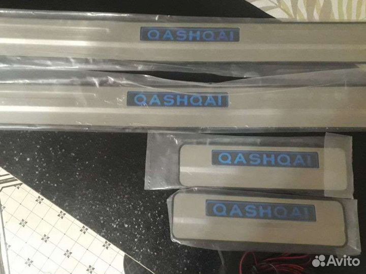 Подсветка с логотипом Кашкай на короба