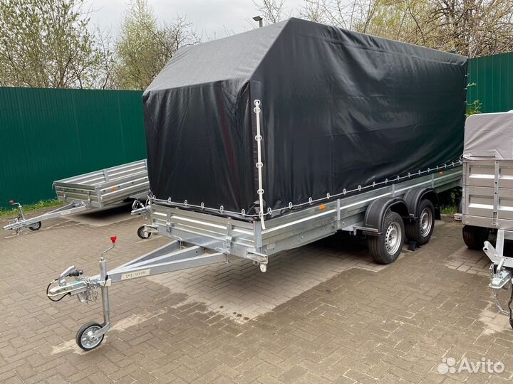 Двухосный прицеп под категорию В. С тентом аэро