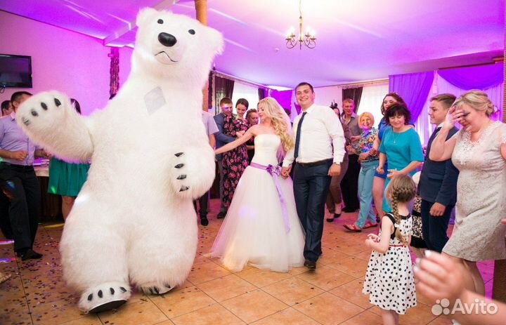 Белый мишка поздравление