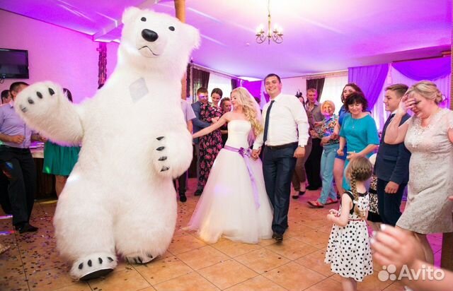 Белый мишка поздравление