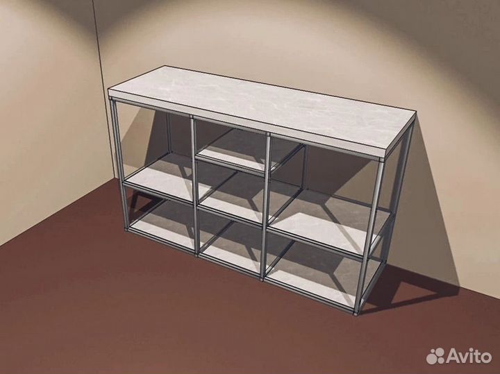 Аквариум 450 л. На стойке из металла. Оборудование