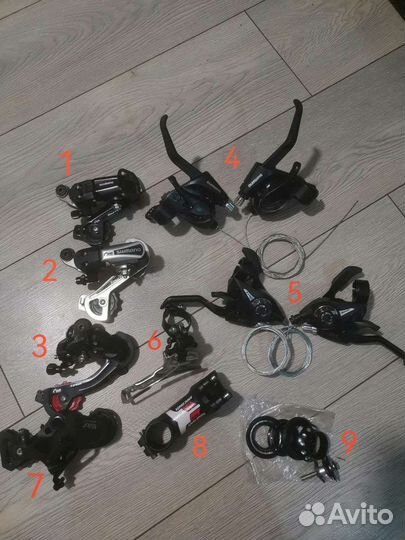 Запчасти и аксессуары для велосипедов