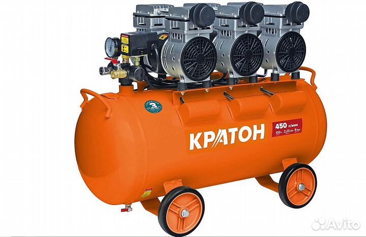 Компрессор безмасляный AC-450-100-QFS Кратон