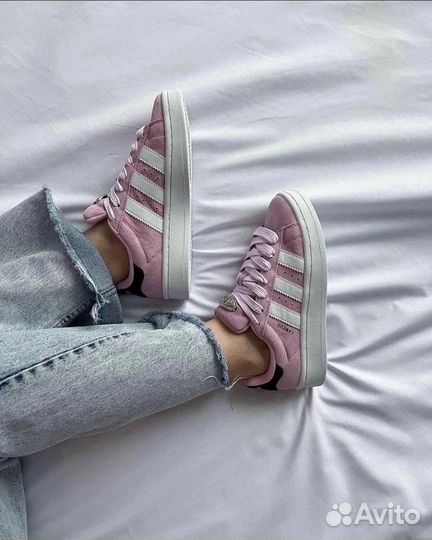 Кроссовки женские adidas campus pink