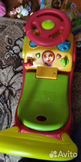 Машинка беговел звуковая