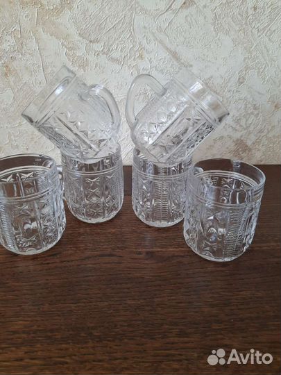 Кружки, рюмки хрусталь СССР