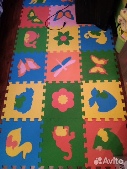 Игровой коврик пазлы для ребёнка