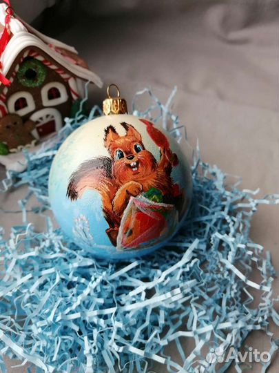 Шар Новогодний ручная работа