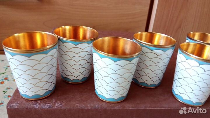 Стопки металл эмаль СССР