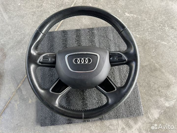 Руль Audi с подогревом и подушкой
