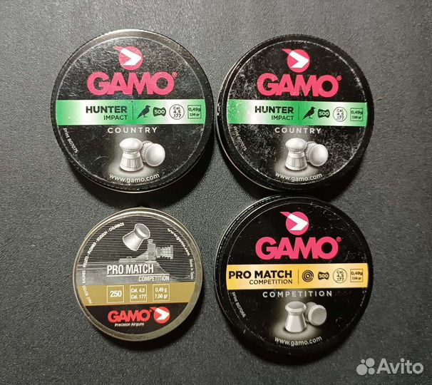 Баночки пулек gamo