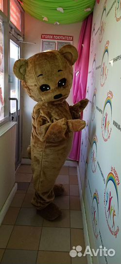 Ростовая кукла Бурый Мишка на январь