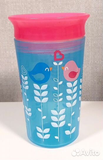 Поильник непроливайка miracle 360, 266мл