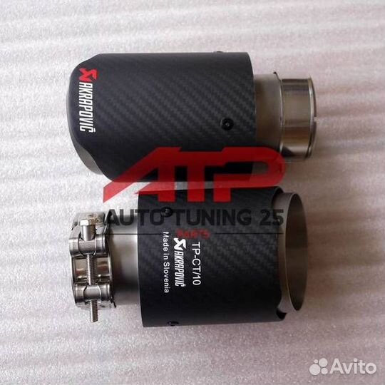 Насадка на глушитель Akrapovic style 76 - 114 (2 в