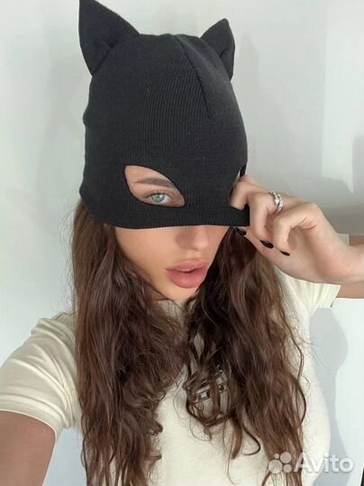 Шапка кошка