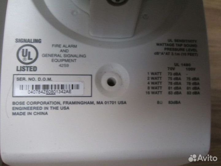 Bose FreeSpace DS 16S колонка с креплением