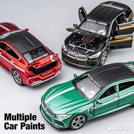 Bmw M8 Manhart / Металлическая Модель Игрушка