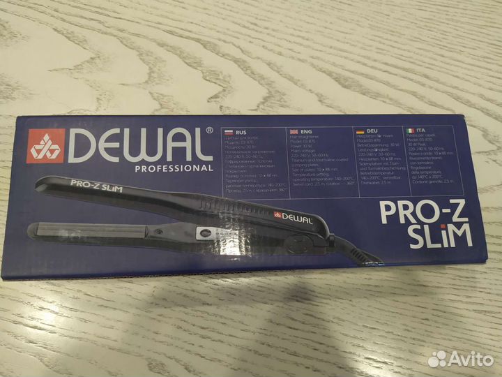 Щипцы-гофре PRO-Z slim dewal 03-870