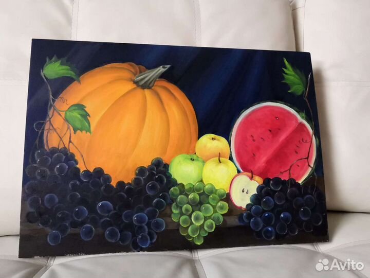 Картина маслом на холсте натюрморт