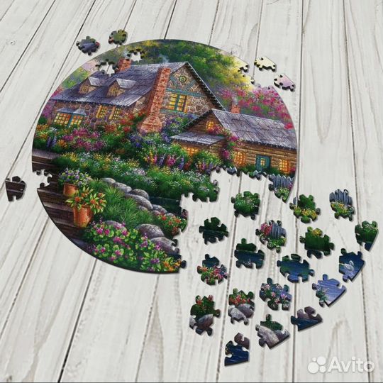 Пазл деревянный на стену