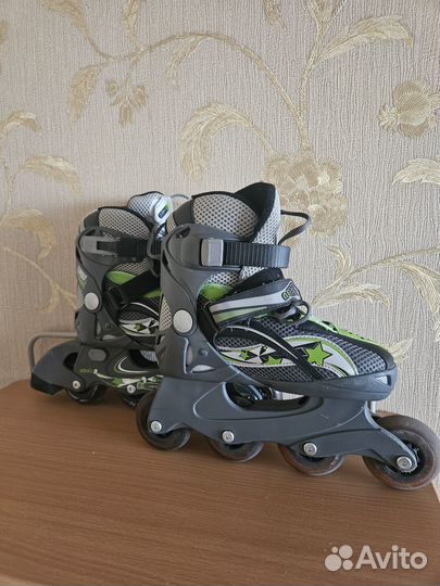 Ролики детские раздвижные 34-37