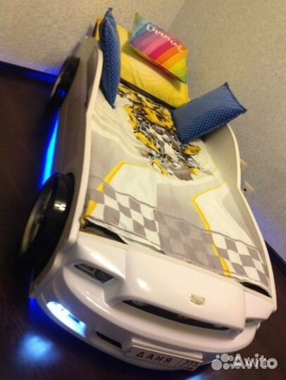 Кровать машина Мустанг plus новая