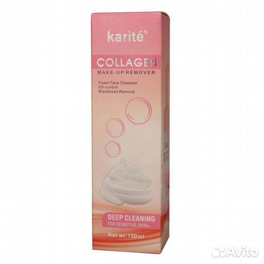 Пенка очищающая karite collagen C щеткой