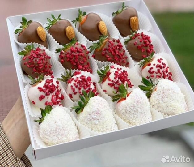 Клубника в шоколаде бокс