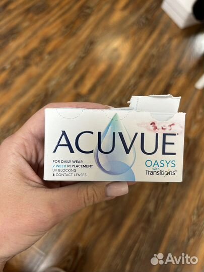 Линзы acuvue oasys - 3.25
