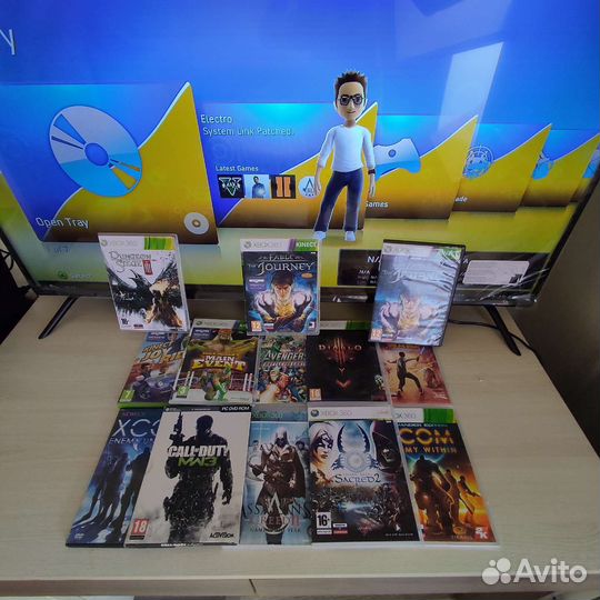 Xbox 360 slim 250гб 35+игр frеeboot с kinect