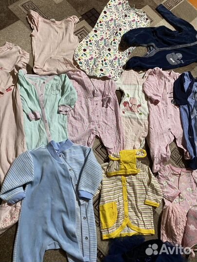 Одежда пакетом для девочки р.56-80