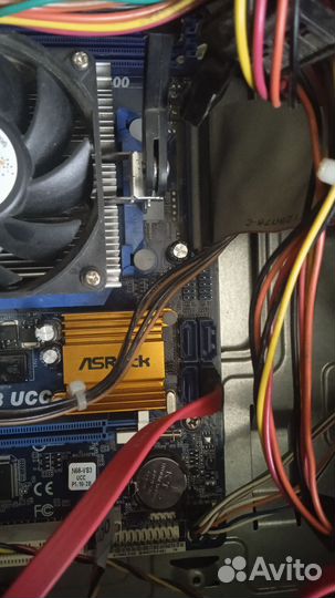 Материнская плата, процессоры, планки задние