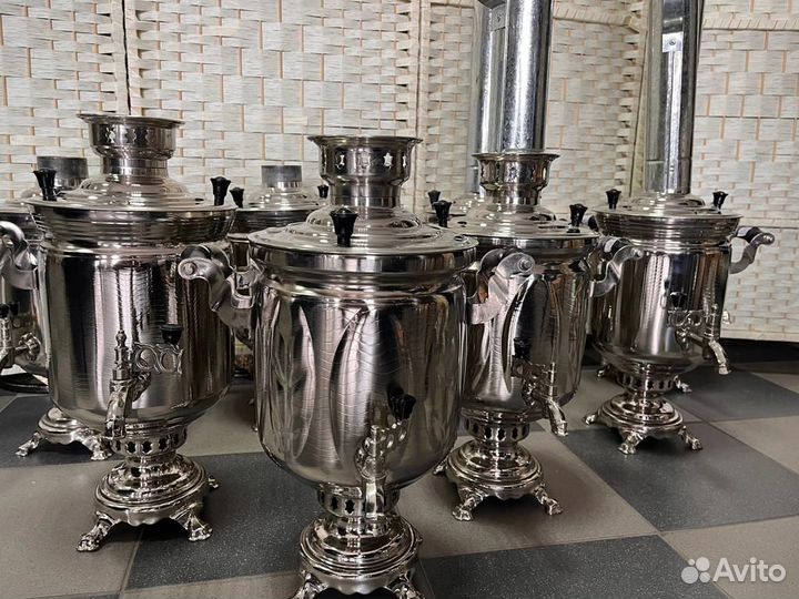 Самовар СССР на дровах Новый