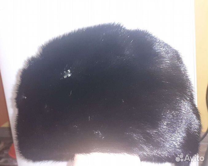 Норковая шапка новая,со стразами сваровский